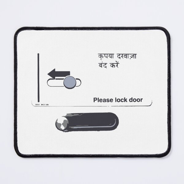 Item preview, Please lock door. designed and sold by FEEL GOOD CLUB DESIGNS.