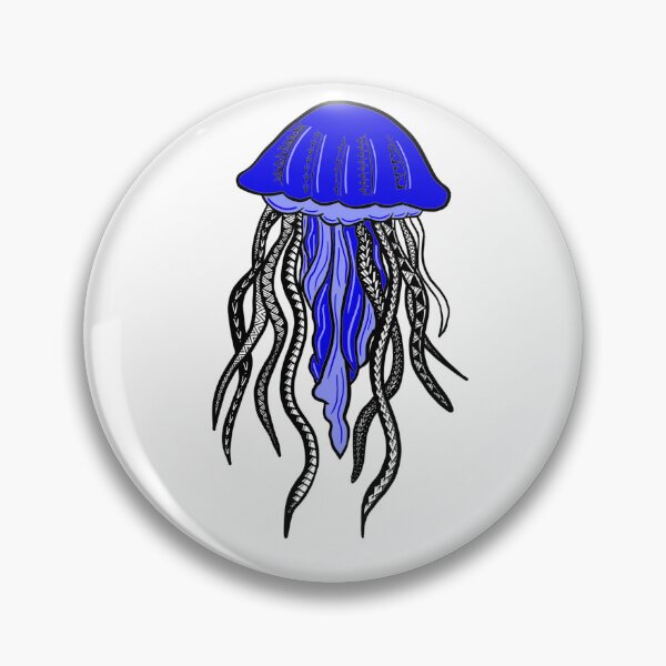 Item preview, Blue Tribal Jelly Fish designed and sold by Steeb757.