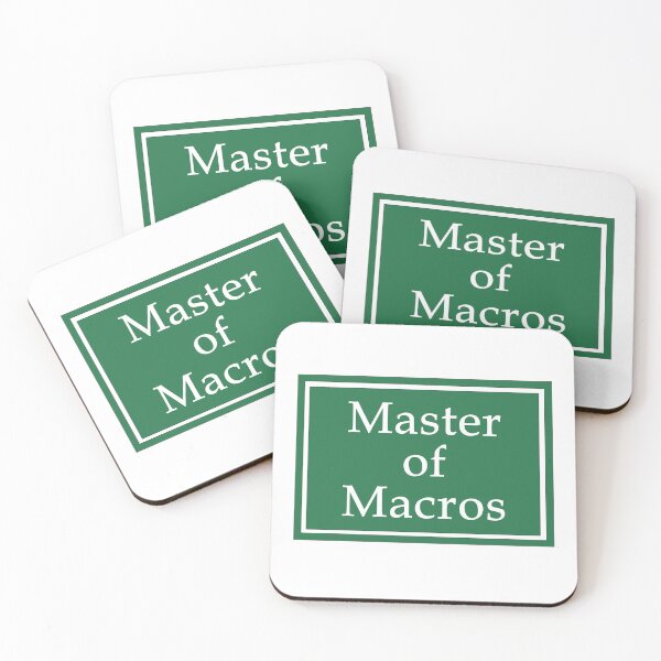 Item preview, Master of Macros designed and sold by ThePurpleFrog.