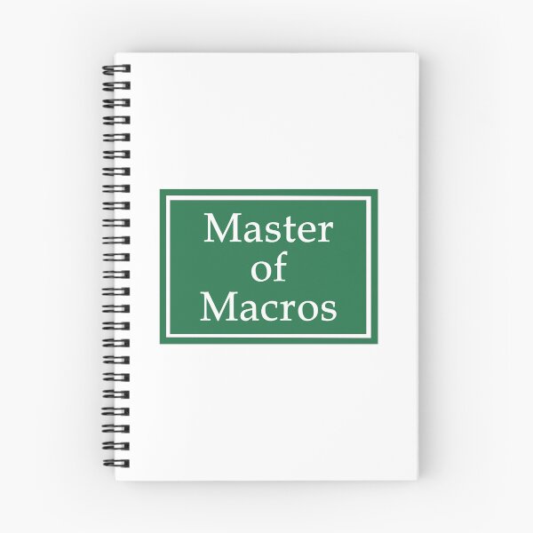 Item preview, Master of Macros designed and sold by ThePurpleFrog.