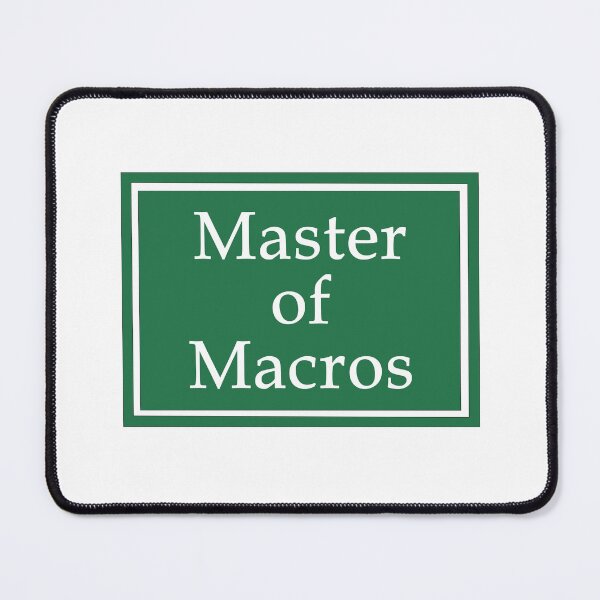 Item preview, Master of Macros designed and sold by ThePurpleFrog.