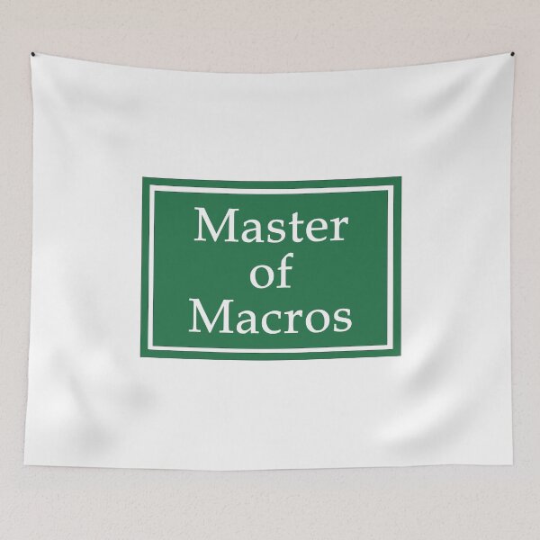 Item preview, Master of Macros designed and sold by ThePurpleFrog.