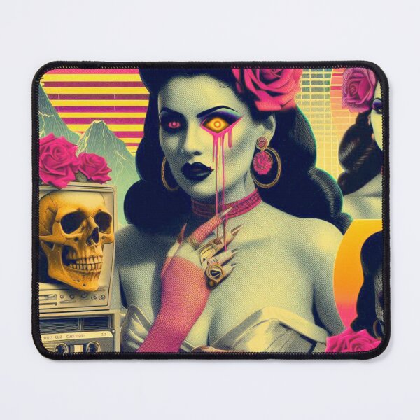 Item preview, 80s Retrowave Horror Woman designed and sold by PulpVintage.