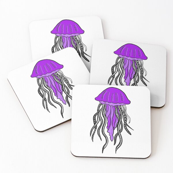 Item preview, Purple Tribal Jelly Fish designed and sold by Steeb757.