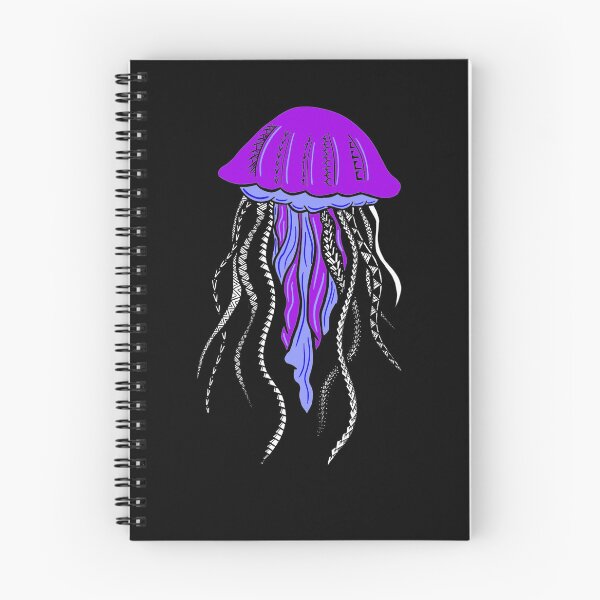 Item preview, Purple and Blue Tribal Jelly Fish designed and sold by Steeb757.