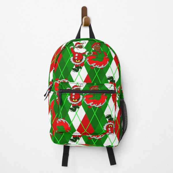 Item preview, christmas black santa wife plaid designed and sold by Gossip Rag.
