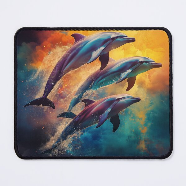 Item preview, Three Dolphins in a Mystical Sky designed and sold by XanderWitch Creative.