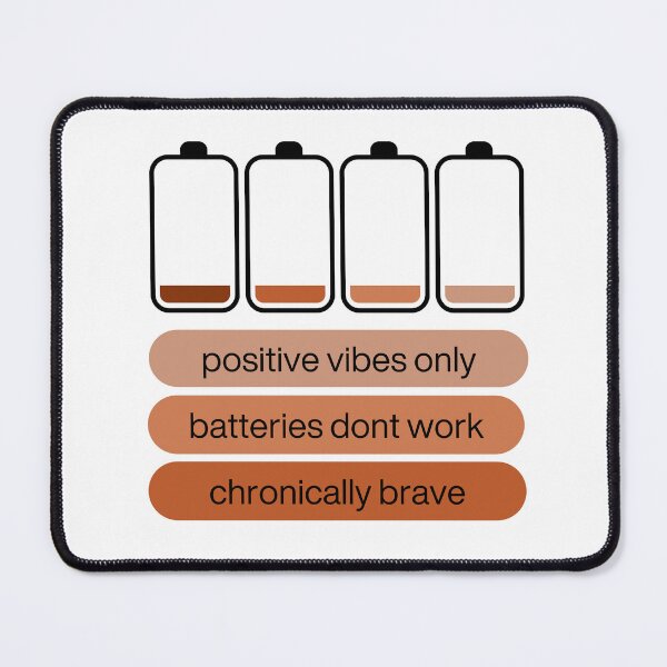 Item preview, Chronic Pain, Fatigue, Low Battery designed and sold by PurrfectionMeow.