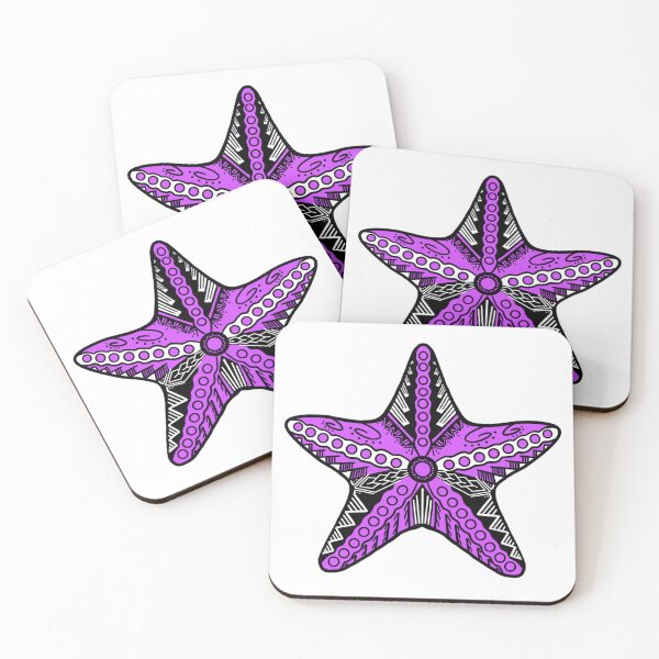 Item preview, Light Purple Tribal Starfish designed and sold by Steeb757.
