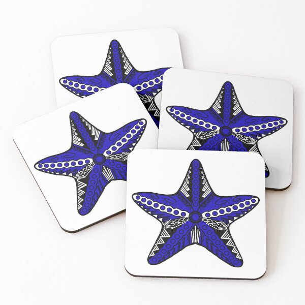 Item preview, Blue Tribal Starfish designed and sold by Steeb757.