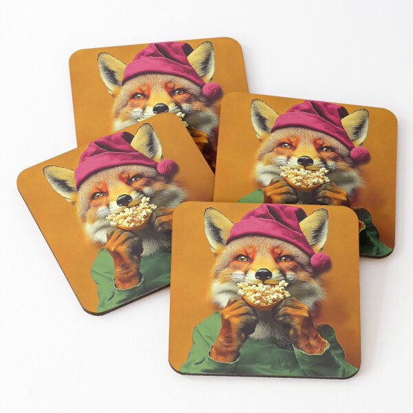Item preview, Christmas fox designed and sold by PixcelStudioB.