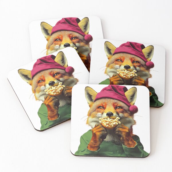 Item preview, Christmas fox designed and sold by PixcelStudioB.
