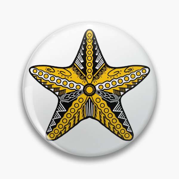 Item preview, Light Yellow Tribal Starfish designed and sold by Steeb757.
