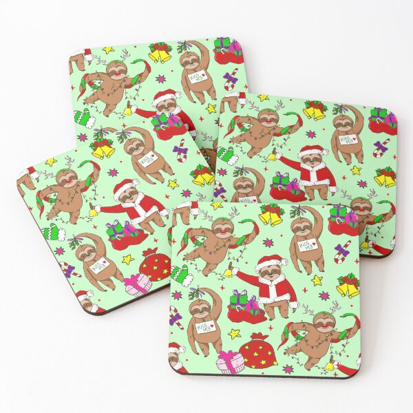 Item preview, ugly christmas santa claus sloth designed and sold by Gossip Rag.