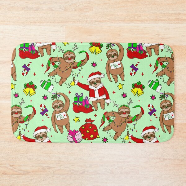 Item preview, ugly christmas santa claus sloth designed and sold by Gossip Rag.