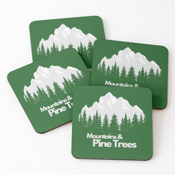 Item preview, Mountains and pine trees designed and sold by NicMacTees.
