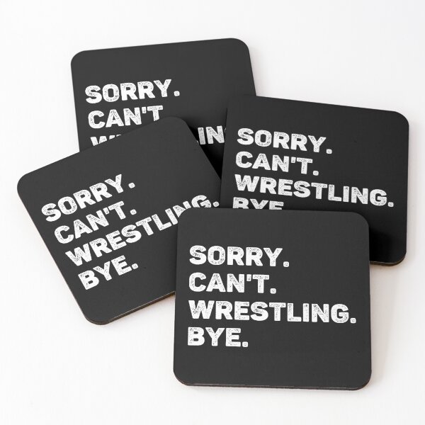 Artikelvorschau, Sorry, kann nicht wrestlen, tschüss, lustiger Wrestling-Liebhaber entworfen und verkauft von WhistleCloset.