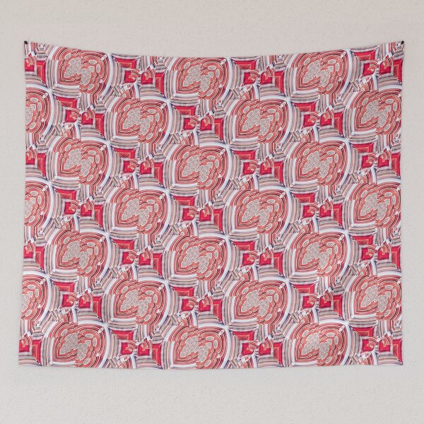 Item preview, Luxury Red Texture designed and sold by DFLC Prints.