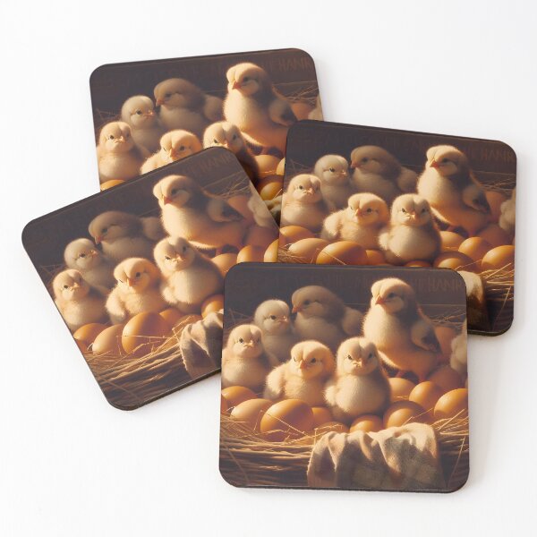 Item preview, Adorable Chicks in a Nest with Eggs designed and sold by CitrineLinker.