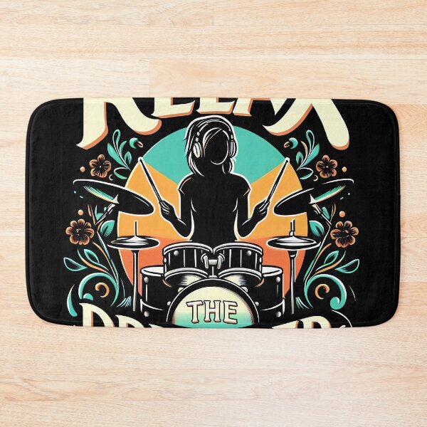 Item preview, Relax the Drummer Is Here, typography designed and sold by maxmaj.