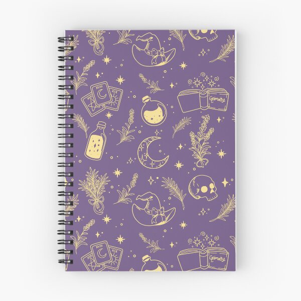 Item preview, Witchy Vibes Gold and Purple Pattern designed and sold by elledubbzart.