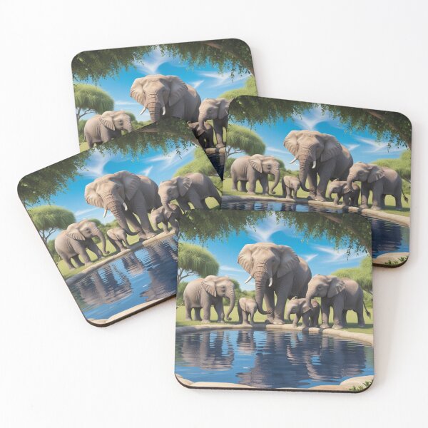 Item preview, Elephant Family Gathered  designed and sold by InnovateSpot.