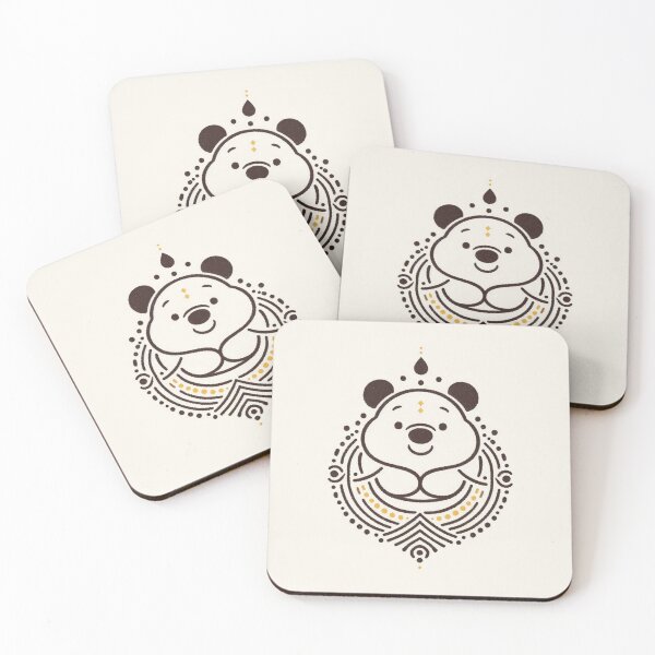 Item preview, Bear Minimalist Rangoli Art   designed and sold by ZulryLifestyles.