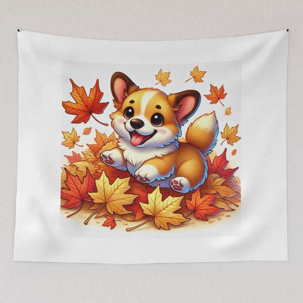 Item preview, Cute Baby Corgi Playing Design SolaAndSoli designed and sold by SolaAndSoli.