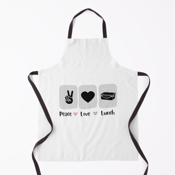 Item preview, Peace Love Lunch Funny Lunch Lady designed and sold by dudelinart.