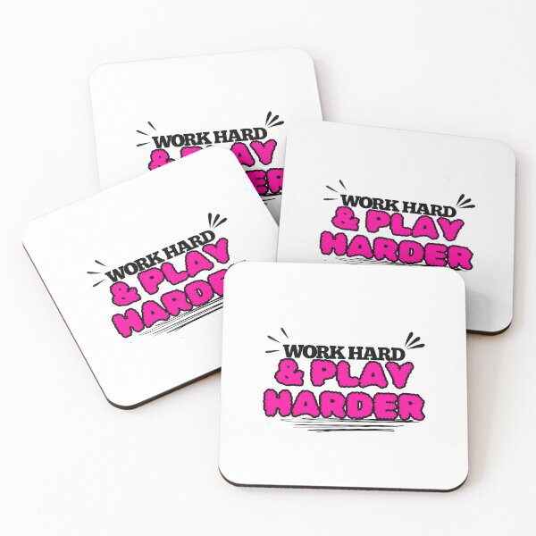 Item preview, Work hard play harder designed and sold by NicMacTees.