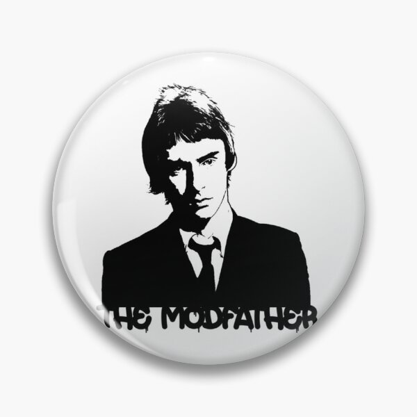 Item preview, Paul Weller - The Modfather - Black Stencil   designed and sold by PenXGift.