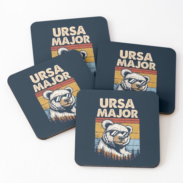 Item preview, Retro Ursa Major: Cosmic Grooves in Bear Time designed and sold by THEURSAMAJOR.