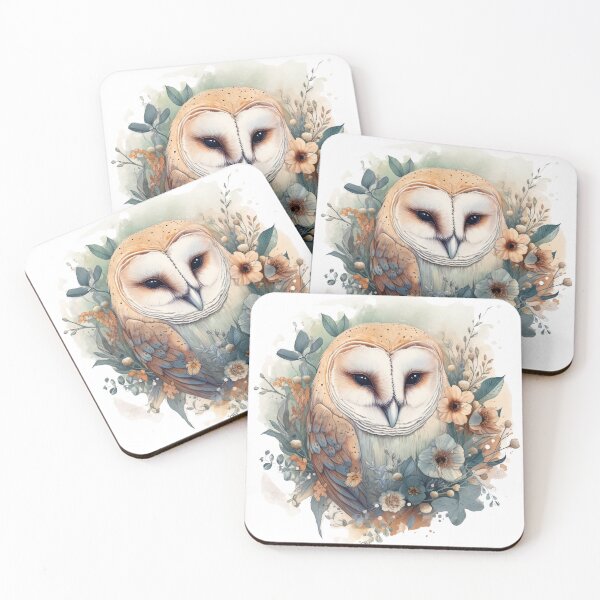 Item preview, Beautiful barn owl designed and sold by snowyowls.