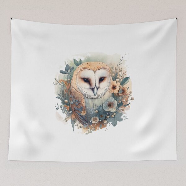 Item preview, Beautiful barn owl designed and sold by snowyowls.