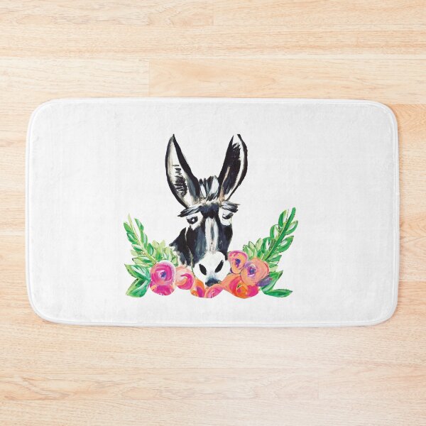 Item preview, Donkey with flowers designed and sold by TinaSalazar.