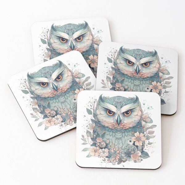 Item preview, Blue hour owl goddess designed and sold by snowyowls.