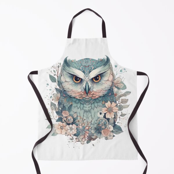 Item preview, Blue hour owl goddess designed and sold by snowyowls.