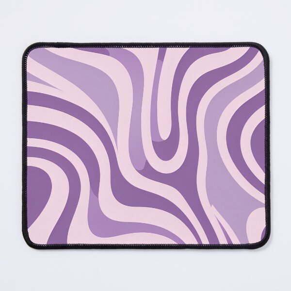 Item preview, Retro Modern Groovy Fluid Wavy Pattern Lavender, Violet designed and sold by Prints and Lifestyle.