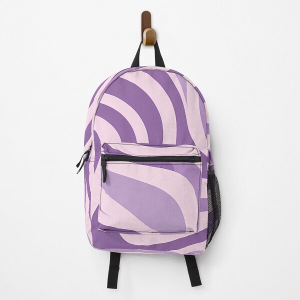 Item preview, Retro Modern Groovy Fluid Wavy Pattern Lavender, Violet designed and sold by Prints and Lifestyle.