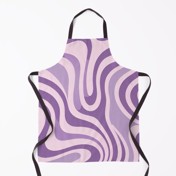 Item preview, Retro Modern Groovy Fluid Wavy Pattern  Lavender, Violet designed and sold by Prints and Lifestyle.