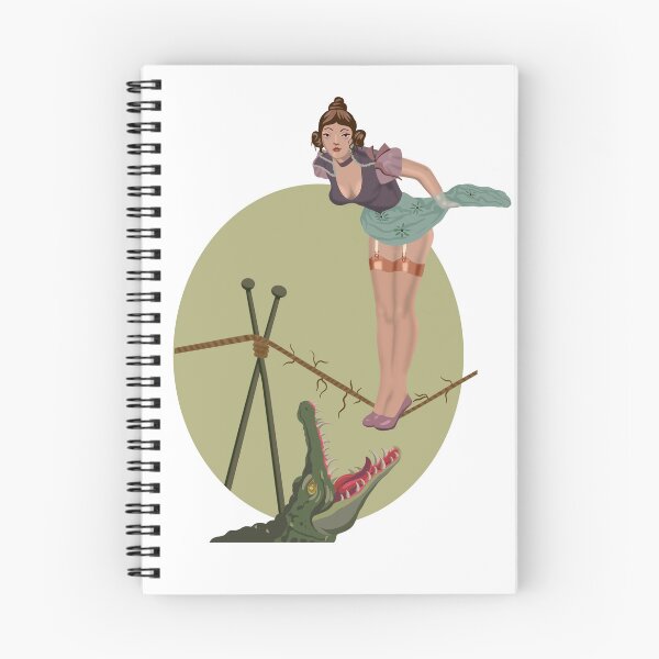 Item preview, Haunted Mansion Tightrope Girl Pinup designed and sold by Peace-Love-Art.