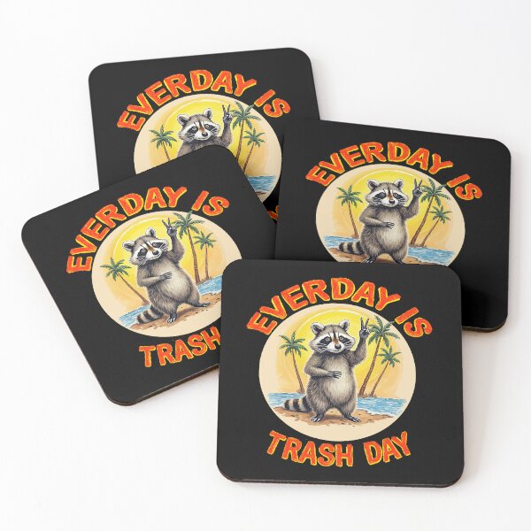 Item preview, Raccoon Rock Sign Funny  designed and sold by TeeARTHY.