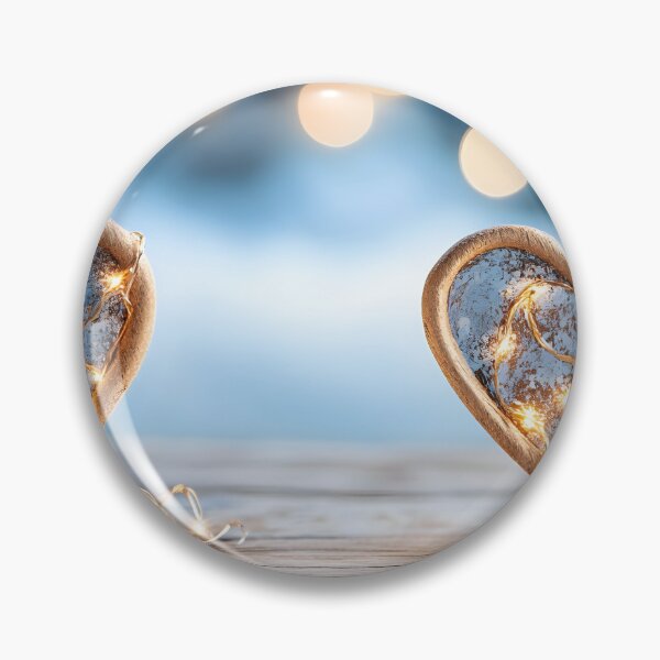 Item preview, A cozy, decorated heart pendant hangs amid glowing lights, creating a warm and inviting atmosphere perfect for celebrations. designed and sold by Jayjaynaenae.