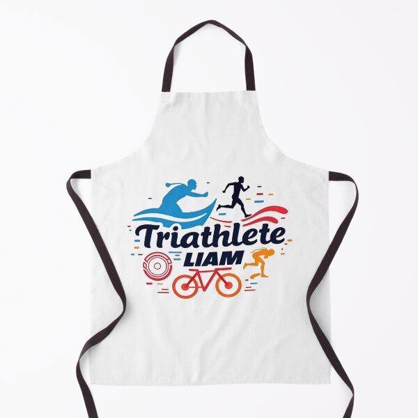 Artikelvorschau, Dynamischer Triathlet Liam – Schwimmen, Radfahren, Laufen entworfen und verkauft von Triathlongram.