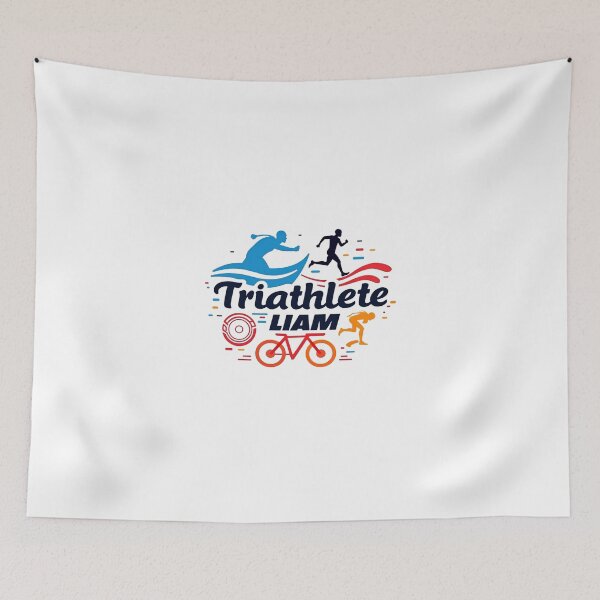 Item preview, Dynamic Triathlete Liam - Swim, Bike, Run designed and sold by Triathlongram.