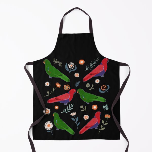 Item preview, Eclectus Parrot Flowers designed and sold by Clara Hollins.