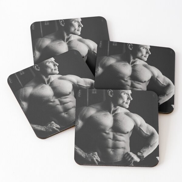 Item preview, Sweat Bodybuilde Muscular Male Art designed and sold by Atlas Kai.