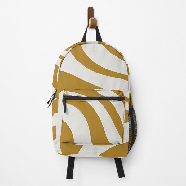 Item preview, Retro Modern Groovy Fluid Wavy Pattern Yellow, Gold designed and sold by Prints and Lifestyle.