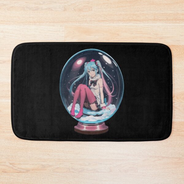 Item preview, Anime Character in Snow Globe – Winter Magic Illustration designed and sold by worldofwhisper.