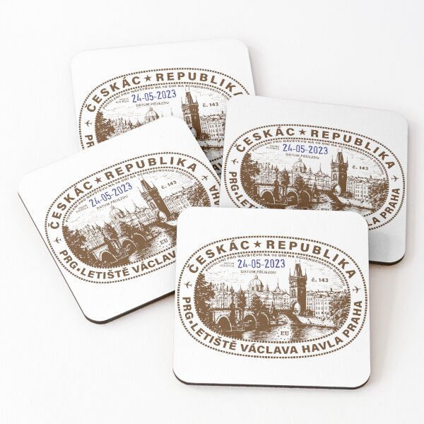 Item preview, Passport Stamp - Prague, Czech Republic ( in Czech) designed and sold by travelwitheric.